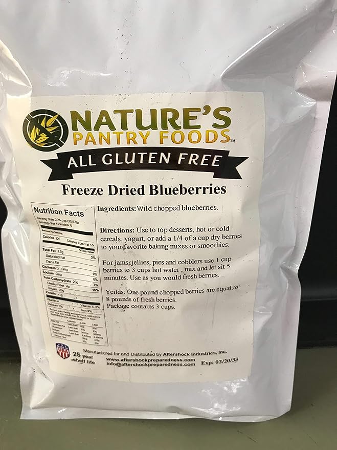 Gator Queen Liz 24 Hour Hurrican Kit (4oz. package freeze dried blueberries Brown Sugar N Cinnamon Oatmeal Cajun Dirty Rice Cajun Chicken Fricassee Fruit Drink Mix and Salt n Pepper Packages)