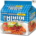 Paldo Korean Bibim-myun Cold Noodle Instant Ramen Sweet Spicy Sauce 4.59oz (Pack of 40)