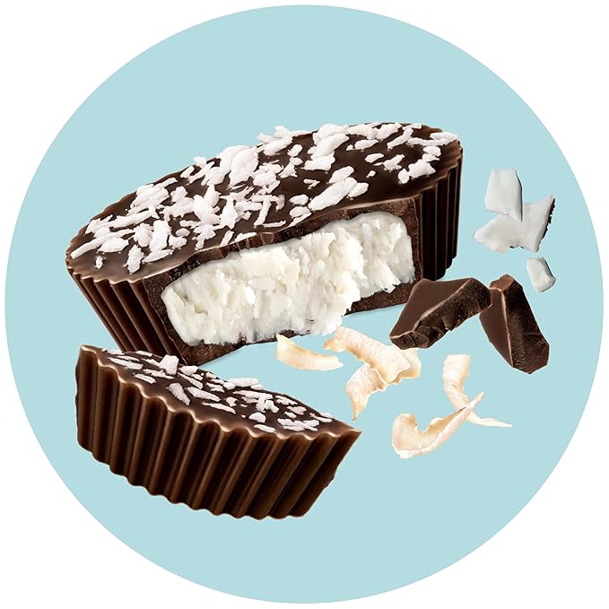 Chocxo Dark Chocolate Coconut Cups - Truly Indulgent Low in Real Sugar Organic Non-GMO Keto Certified Certified Gluten Free and Kosher No Artificial Sweeteners or Sugar Alcohols Decadent 85%