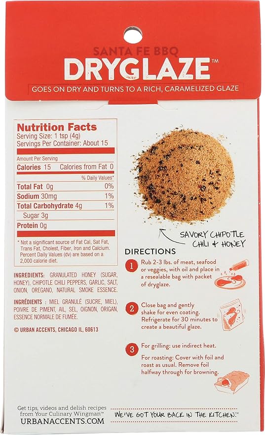 Urban Accents Santa Fe BBQ Grilling and Roasting Dryglaze 2.0-Ounce Packages (Pack of 6)