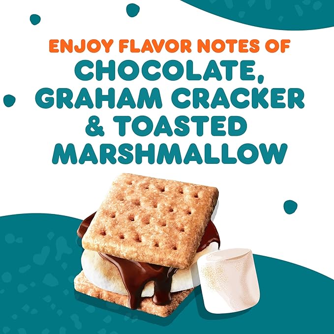 Dunkin' S'mores Flavored Ground Coffee 11 Ounce (Pack of 6)