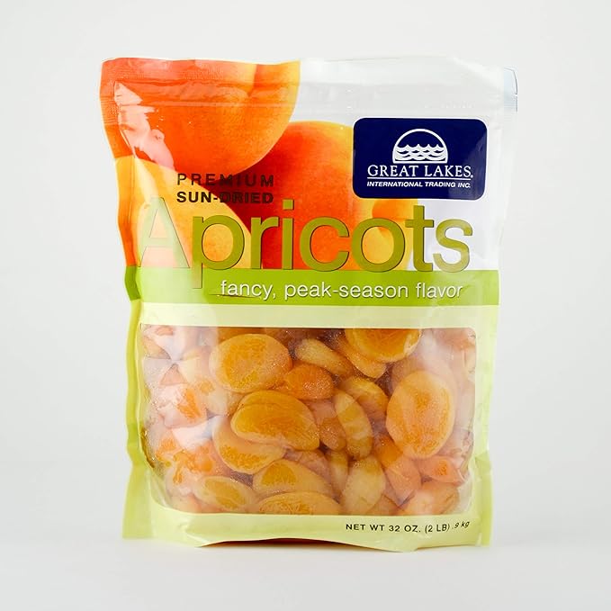 Great Lakes 2 Pound Apricot Bag