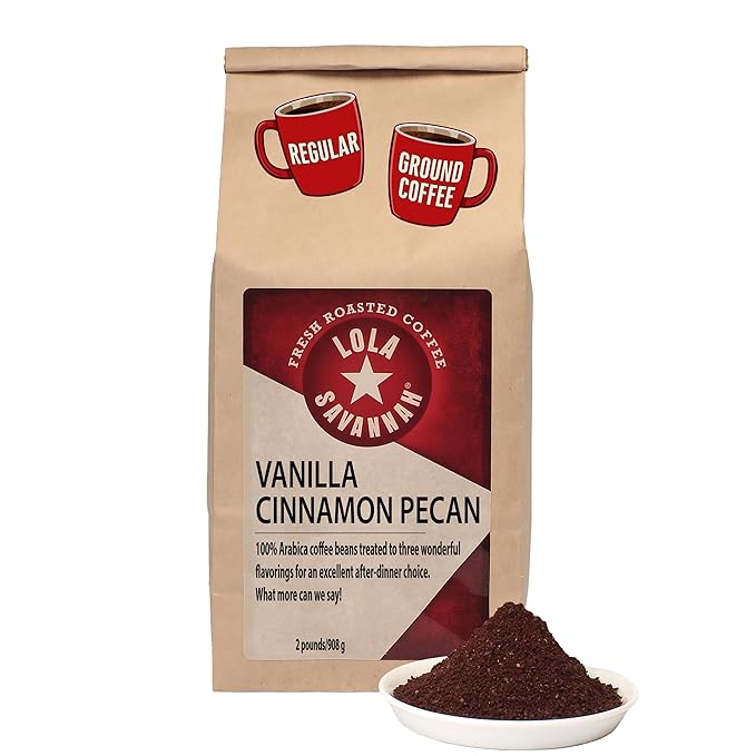 Lola Savannah Vanilla Cinnamon Pecan Ground Caffeinated Coffee 2lb