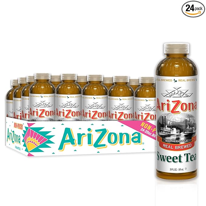 AriZona Sweet Tea Premium Brewed Southern Style 20 Fl Oz Pack of 24