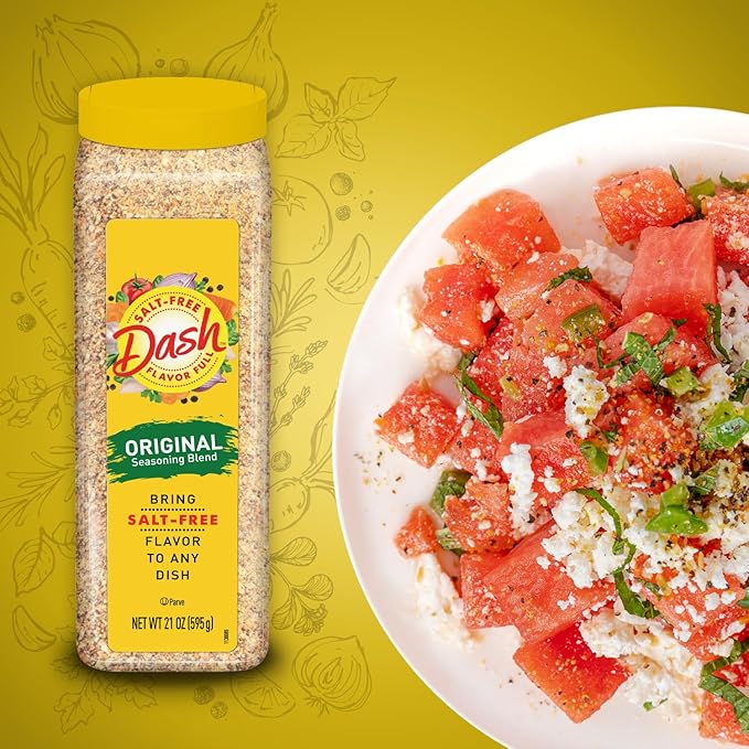 Dash Salt-Free Seasoning Blend Original 21 Ounce (Pack of 2)