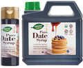 Heaven &amp Earth 100% Organic Date Syrup Silan (12oz bottle + 3.3 lb 52.8oz Refill) | 1 Ingredient | All Natural Honey Alternative | Low Glycemic Index | Great Sugar Replacement | Organic Date Hon