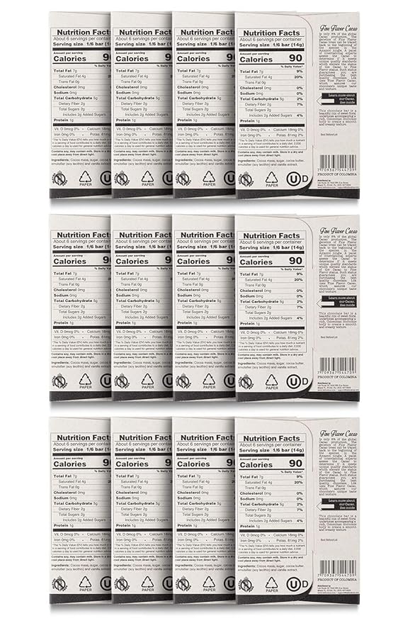 Lok Dark Chocolate Bar 85% Cacao | Fair Trade Non-GMO Kosher Gluten Free Vegan Bean-to-Bar Keto Friendly Low-Carb Paleo Lök | 3.0 Ounce 12 Pack