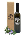 Viva Oliva Rosemary Fused Olive Oil - 375ml (12.7 oz) - Premium Quality - Made with 100% Natural Ingredients - Gourmet Olive Oil - Great for Marinades Dressings &amp Dipping