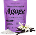 Agoge - USDA Organic Hemp Protein Powder The Goat of No Bloat NSF Certified for Sport All Flavor Essential Amino Acids Plant-Based Gluten Free for Women &amp Men (20 Servings) (Vanilla)