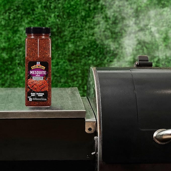 McCormick Grill Mates Mesquite Seasoning 24 oz - One 24 Ounce Container of Mesquite BBQ Spice Versatile Use in Marinades Meats Dressings and More