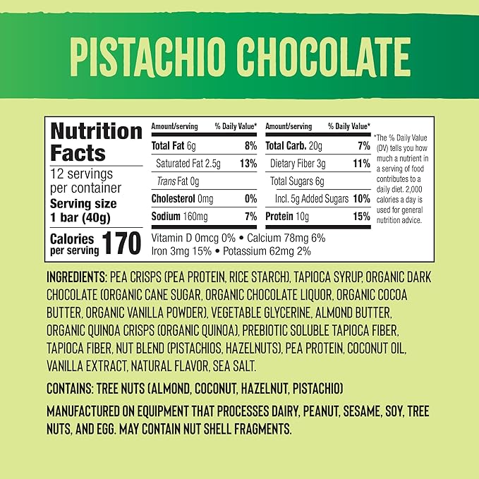 Mezcla Puff Crispy Protein Bars Gluten Free &amp Vegan Protein Bars 10g Protein Granola &amp Breakfast Bars Healthy Snacks for Adults Matcha Vanilla (12 Pack) and Hazelnut Chocolate (12 Pack) B