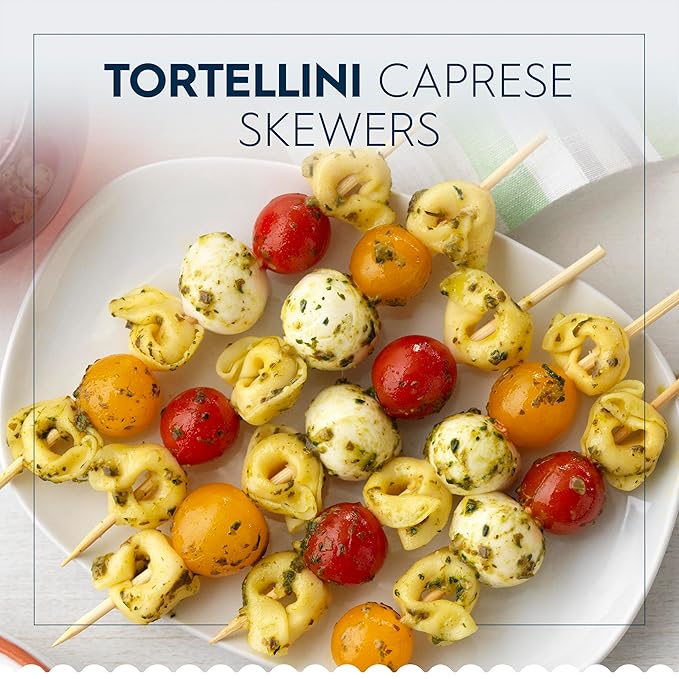 BARILLA Three Cheese Tortellini Pasta 12 oz. Bag (Pack of 8) - 6 Servings Per Bag - Pantry Friendly Dried Tortellini - Made with Non-GMO Ingredients