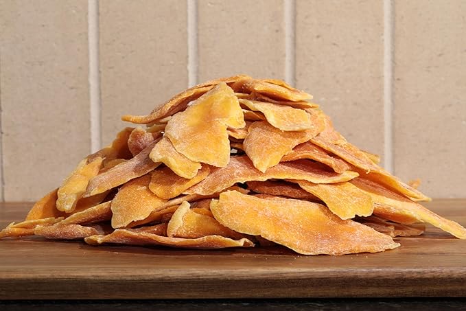Dried Mango 2lbs - Family Size Delicious Texture Soft &amp Juicy Low Sugar Added Dried Mango - Naturally Ripened Mangos Dried Fruits