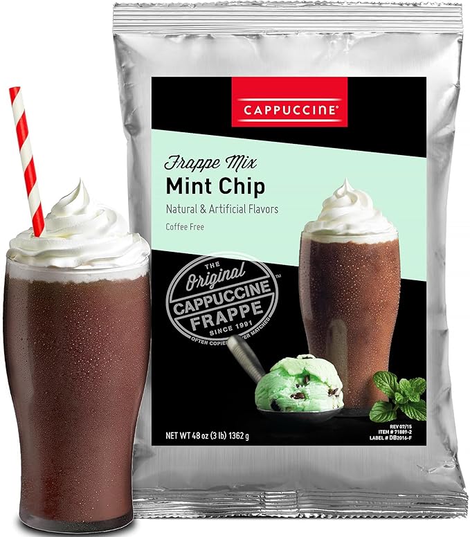 Cappuccine Mint Chip Frappe Mix 3 Pound (Pack of 1)