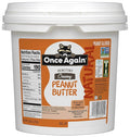 Once Again Natural Creamy Peanut Butter 5lb Pantry Pal (same as 5 jars) - Lightly Salted Unsweetened - Gluten Free Certified Vegan Kosher Non-GMO Verified