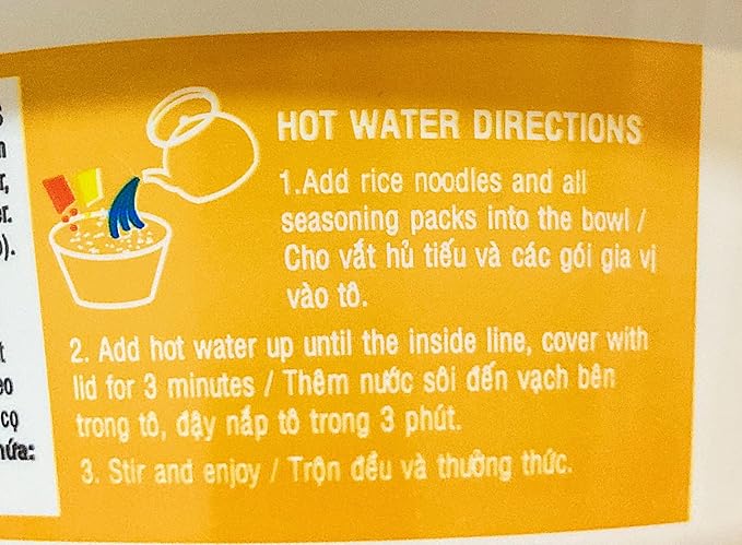 Instant Rice Noodles Phnom Penh Style Bowl2.4 Oz4 Bowls
