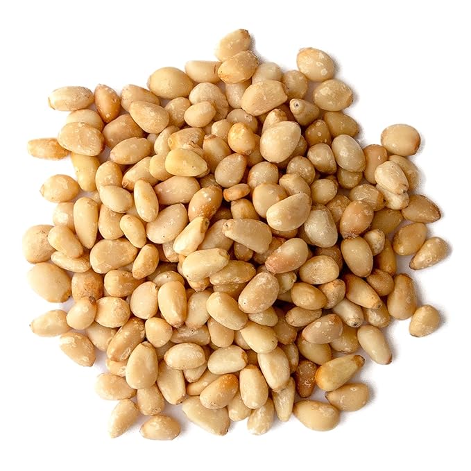 Food to Live Dry Roasted Pine Nuts 8 Pounds – Naturally Tasty and Crunchy Nutritious and Delicious Perfect for Cooking Baking and Snacking Vegan Kosher Bulk