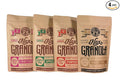Flax Granola - Variety Pack: Fruit &amp Berry Pumpkin Spice Ginger Chia and Apple Cinnamon - The Plan Friendly Gluten Free - 12 oz 4 pack
