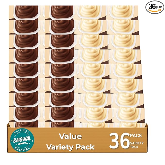 Snacks Packs Pudding Variety Pack 3.25 oz. 36 pk.