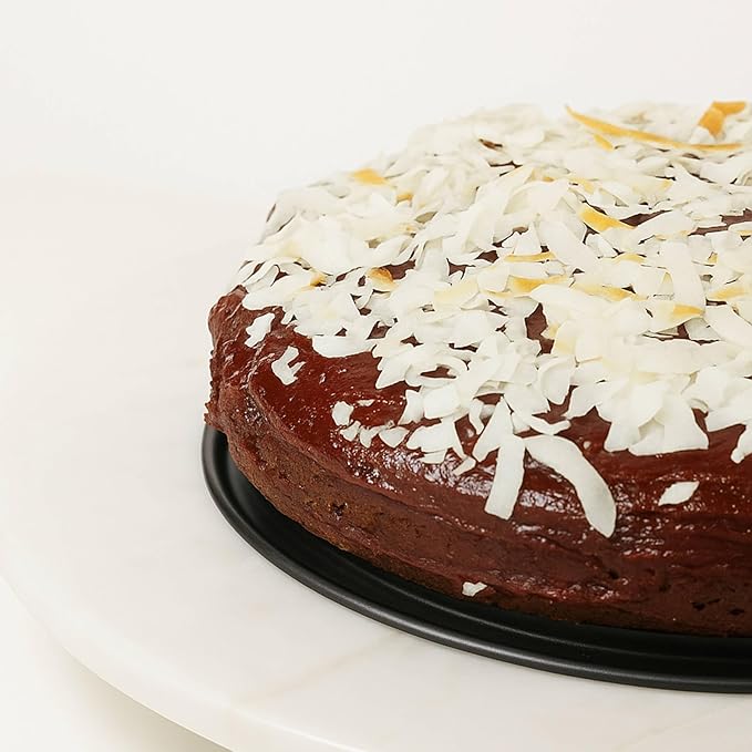 ANDY ANAND CHOCOLATIER Luxurious Sugar-Free 9 Raspberry Chocolate Truffle Coconut Cake Handcrafted for Creamy Perfection Ideal Gift - 2.8 lbs
