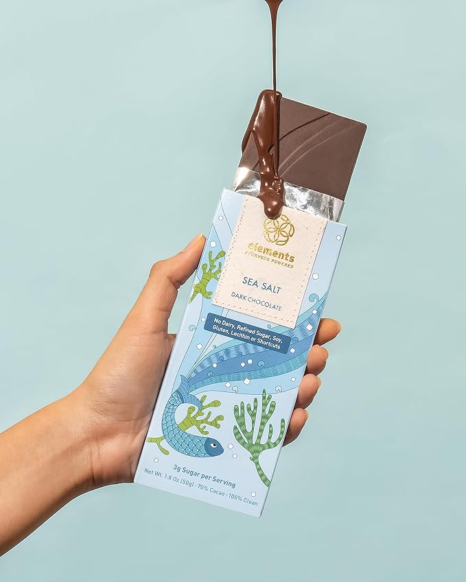 Elements Truffles Dark Chocolate Bar Combo Pack of 5 | Ayurvedic Vegan &amp Gluten Free | No Refined Sugar &amp Artificial Flavours | Enriched with Cocoa &amp Coconut Sugar