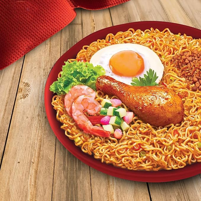 Mi Sedaap Mi Goreng Instant Stir Fry Noodles (Pack of 30) Original Flavor Asian Noodles – Halal Certified