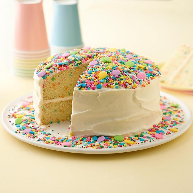 Betty Crocker Delights Super Moist Party Rainbow Chip Cake Mix 13.25 oz. (Pack of 12)