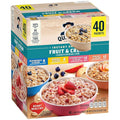 Instant Oatmeal Fruit &amp Cream Variety Pack 1.05 oz Packets 40 Count