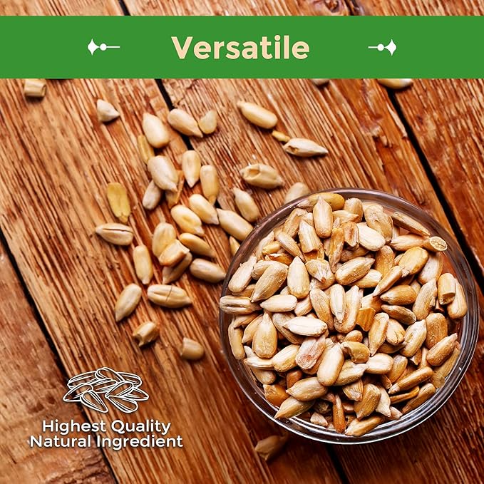 Sincerely Nuts Sunflower Seeds Roasted and Salted Hulled | No Shell Gluten-Free Snack Vegan and Kosher Certified 5(LB) Bag