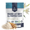Great River Milling Lily White Organic All-Purpose Flour | Unbleached &amp Unbromated | Non-GMO Kosher | Ideal for Bread Cookies Cakes Pizza Dough &amp Everyday Baking | 5 Lb