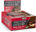 BSN Protein Crisp Bar Chocolate Crunch 20 Gram Protein Snack Bars with Whey and Fiber Gluten-Free Crunchy Energy Bars for Workout Fitness On-the-Go 12 Count