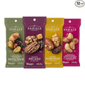 Sahale Snacks Glazed Mix Nut Blend Variety Pack 1.5 Oz Grab &amp Go Bags (12 Total Packs) - Four Different Dry-Roasted Deluxe Mixed Nuts Blends Included - Non-GMO Kosher &amp Certified Gluten-Free