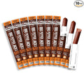 Primal Eats BBQ Pepper Jack Beef Brisket Meat Sticks 3oz 10-Pack - 18g Lean Meat Protein Keto Paleo Carnivore Gluten Free Beef Jerky Snack Stick