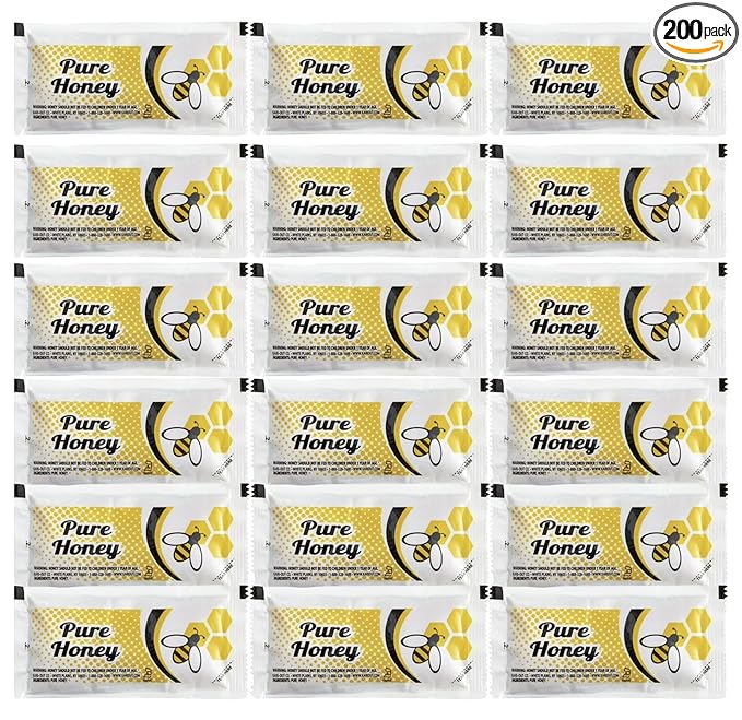 Kari-Out Pure Honey 9g Packets | Non-GMO | Kosher | 200 Count