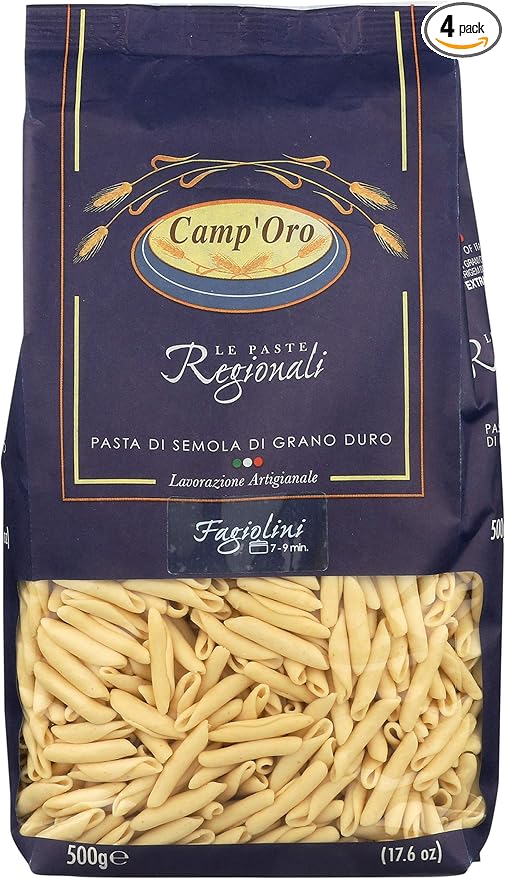 Camp'Oro Le Regionali Fagiolini Pasta Pack of 4 Bag