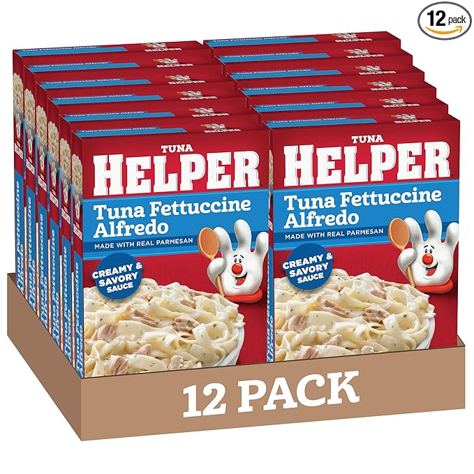 Tuna Helper Fettuccine Alfredo Pasta 6.5 Ounces 12 per Case.