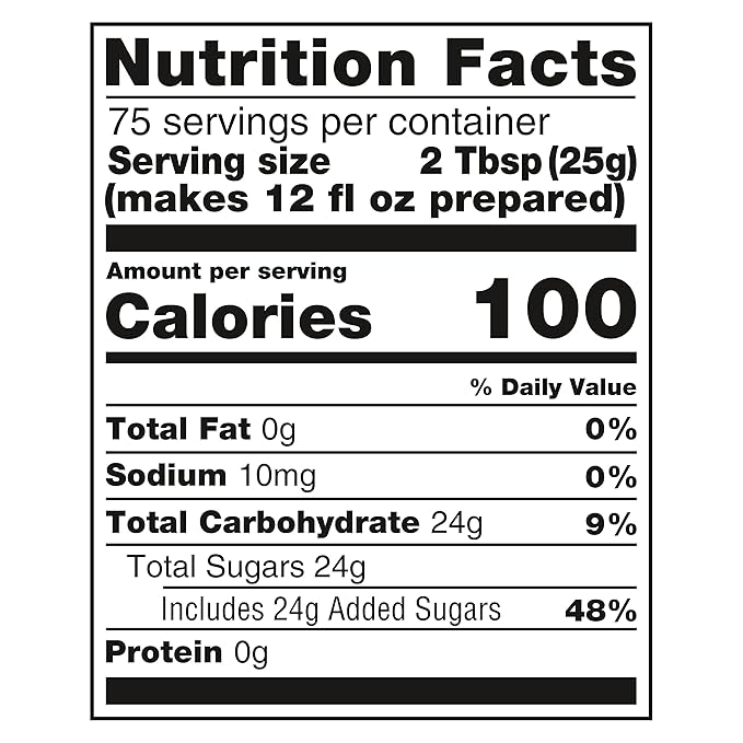 Lipton Lemon Sweetened Iced Tea Mix Makes 28 Quarts (Pack of 2)