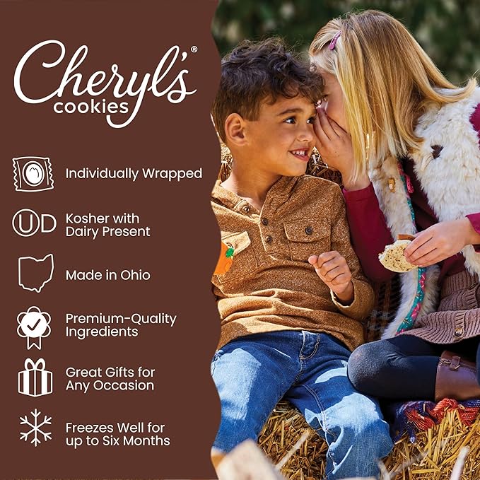 Cheryl's Cookies® Frosted Pumpkin Spice Latte Cookie Flavor Box – Fall Inspired Individually Wrapped Gourmet &amp Fresh Delivery – Seasonal Cookies Autumn Treat Gift for Pumpkin Spice Lovers