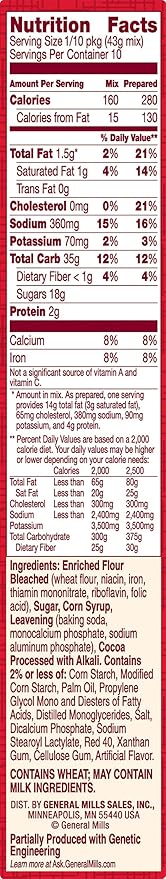 Betty Crocker Delights Super Moist Red Velvet Cake Mix 15.25 oz.