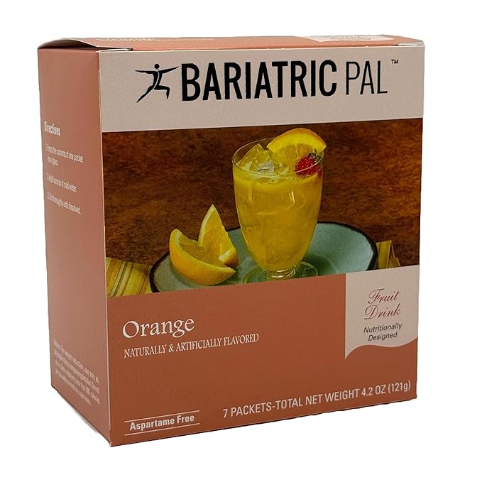 BariatricPal 12g Protein Aspartame-Free Fruit Drink - Orange (6-Pack)