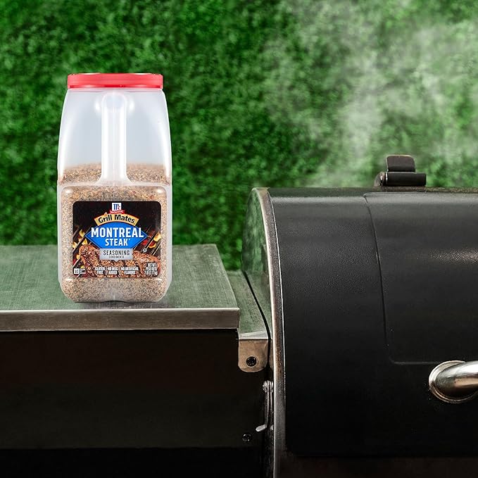 McCormick Grill Mates Montreal Steak Seasoning 7 lb - One 7 Pound Container Montreal Steak Rub Seasoning Ideal for Steaks Ribs Burgers and Vegetables for a Zesty Flavor