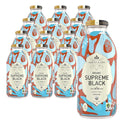 Harney &amp Sons Organic Supreme Black Unsweetened Iced Tea 16 oz Glass Bottles (Pack of 12)