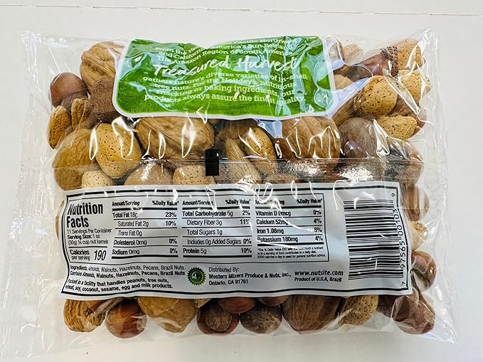 In Shell Deluxe Mixed Nuts - 24/16 oz. Bags