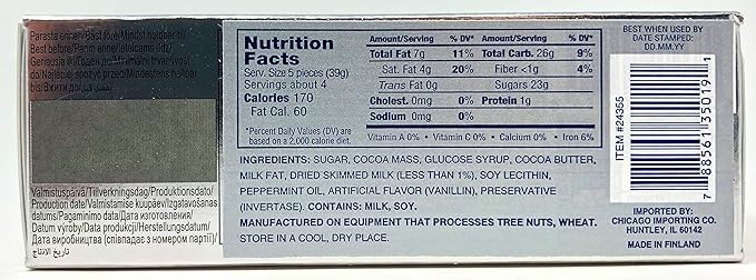 Fazer Mint Choc Mint 5.1 Oz 144gr