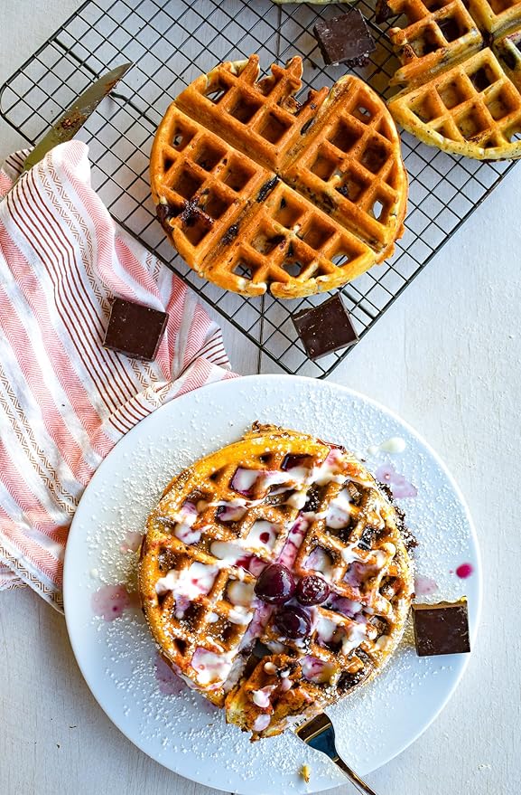 Josies Best Gluten Free Mixes Waffle Mix - 5lb Bulk Bag for GF Waffles &amp Belgian Waffles - Certified Gluten Free - Dairy Free Made in Dedicated Facilities - American Family Owned and Made.