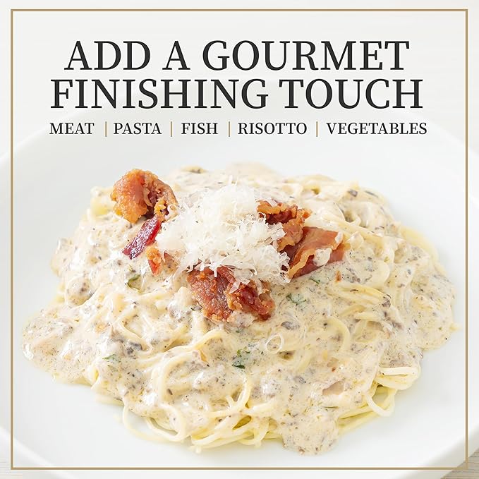 Alba White Truffle Sauce - Gourmet Truffle Pasta Sauce Made with Mushrooms &amp White Truffles Foraged in Italy All Natural Vegan Italian Food Products from Italy Non-GMO - Ori di Langa - 4.59 oz