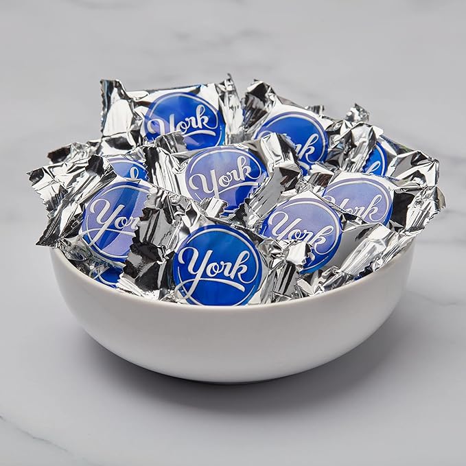 YORK Dark Chocolate Peppermint Patties Candy Bulk Box 84 oz (175 Pieces)