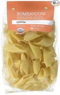 Compagnia Sanremo Pasta Italian Organic Bombardoni Pasta - 100% Durum Semolina Organic Bombardoni - 16 Oz (Pack Of 12) - Product Of Italy