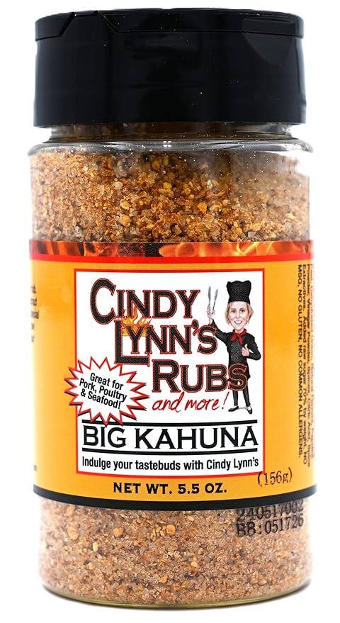 Cindy Lynn’s Dry Rub and Seasoning Variety Pack - 8-Pack of Our Most Popular Flavors Black Label Steak It Veggie Delight Voodoo Rib Rub Big Kahuna Chili Lime Cowboy Joe and XOXO (5.5oz)