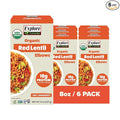 Explore Cuisine Organic Red Lentil Elbows- High Protein &amp Fiber Gluten Free Pasta Easy to Make - Organic Non GMO - 24 Total Servings 8 Ounce (Pack of 6) | Only 2 ingredients